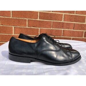 Allen Edmonds Park Avenue Black Leather Cap Toe Laces Oxfords shoe Men SZ 10.5 B